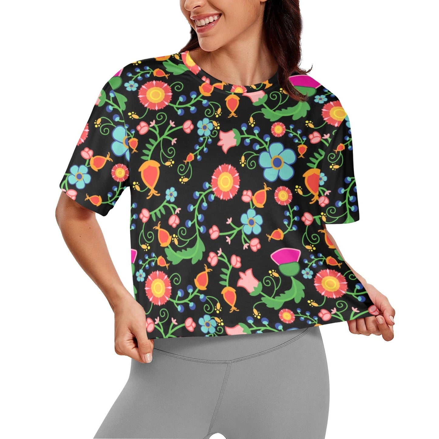 Bee Spring Crop Top