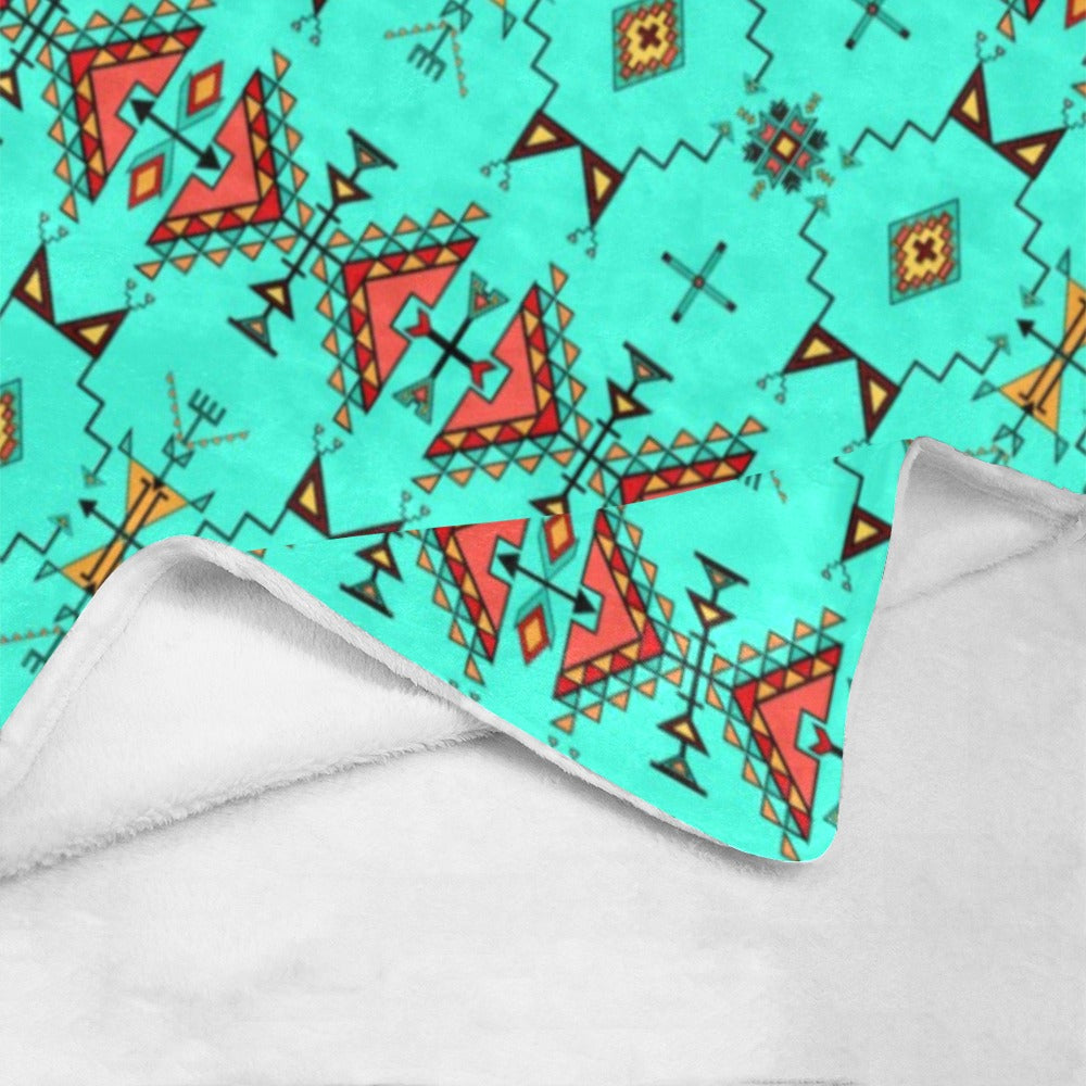 Thunder Flight Turquoise Ultra-Soft Micro Fleece Blanket 40"x50"