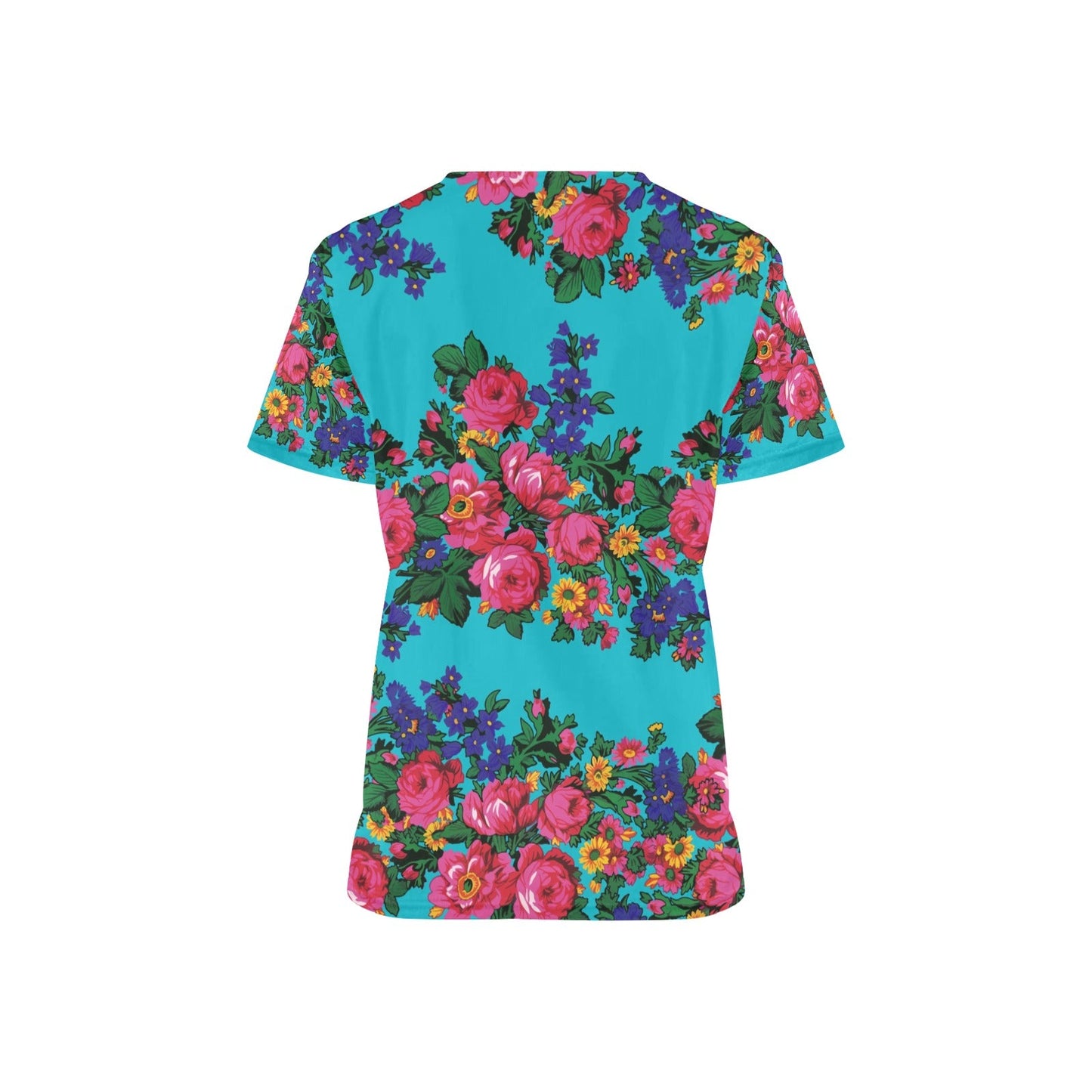 Kokum's Revenge Sky Scrub Top