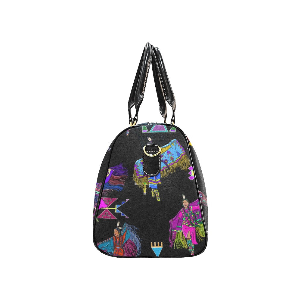 Women's Fancy Dancers Black Large Travel Bag