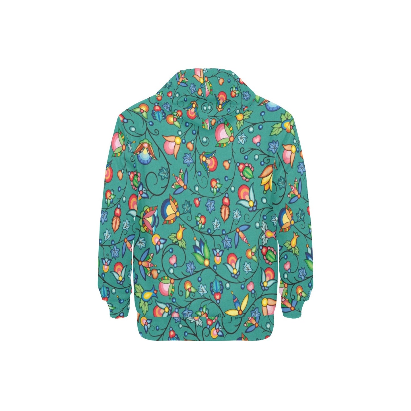 Prairie Plains Spirit Afternoon Sky Men's Long Sleeve Fleece Hoodie