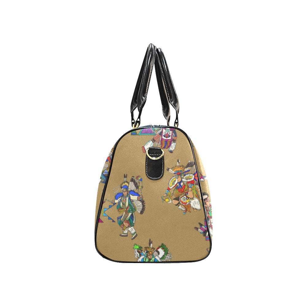 Men's Fancy Dancers Earth Large Travel Bag