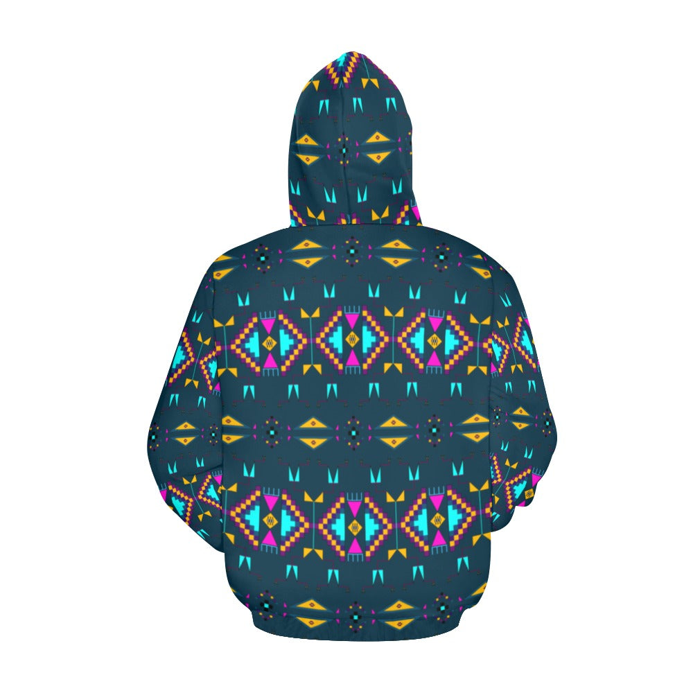 Rite of Passage Dark Teal Hoodie for Women