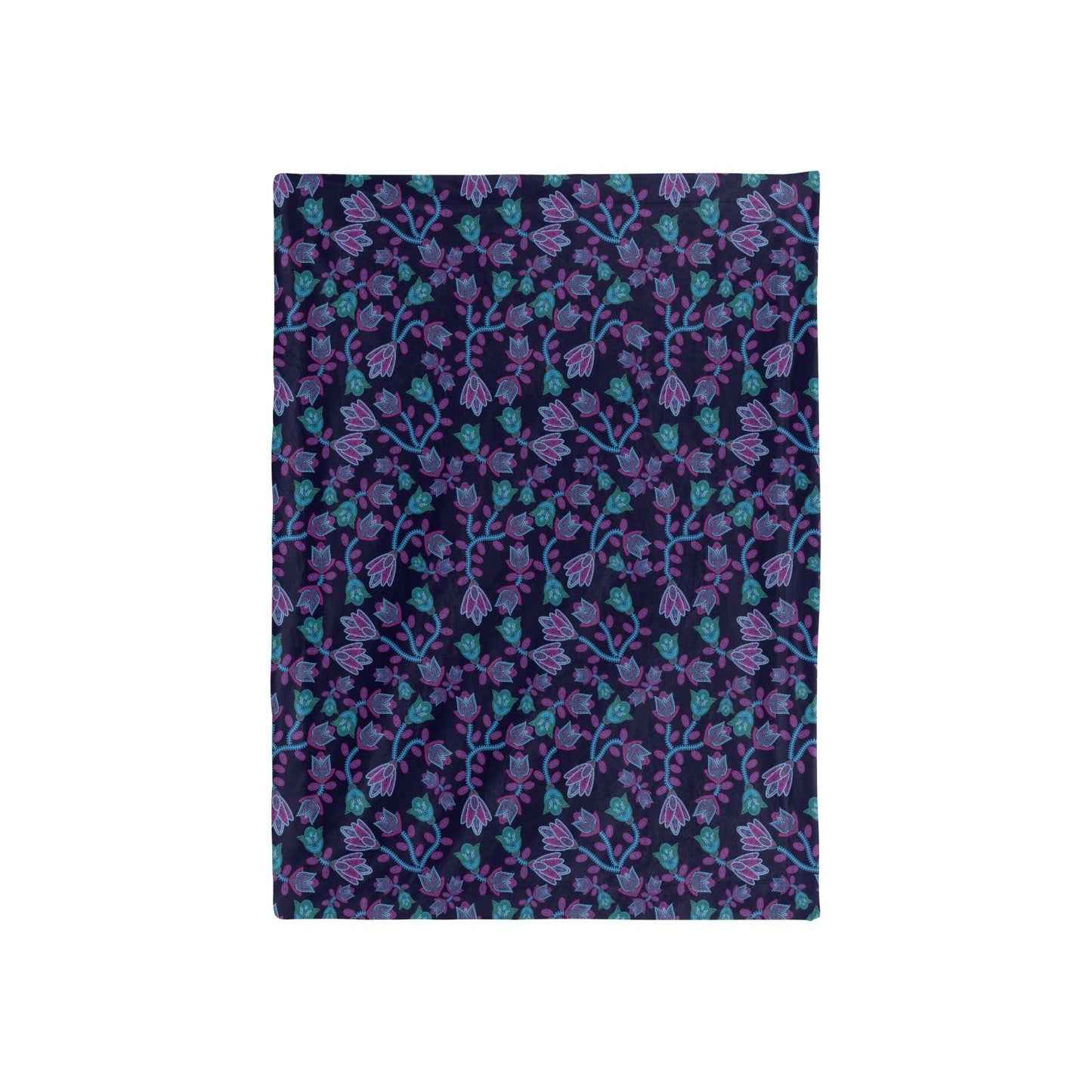 Beaded Blue Nouveau Baby Blanket 40"x50" Baby Blanket 40"x50" e-joyer