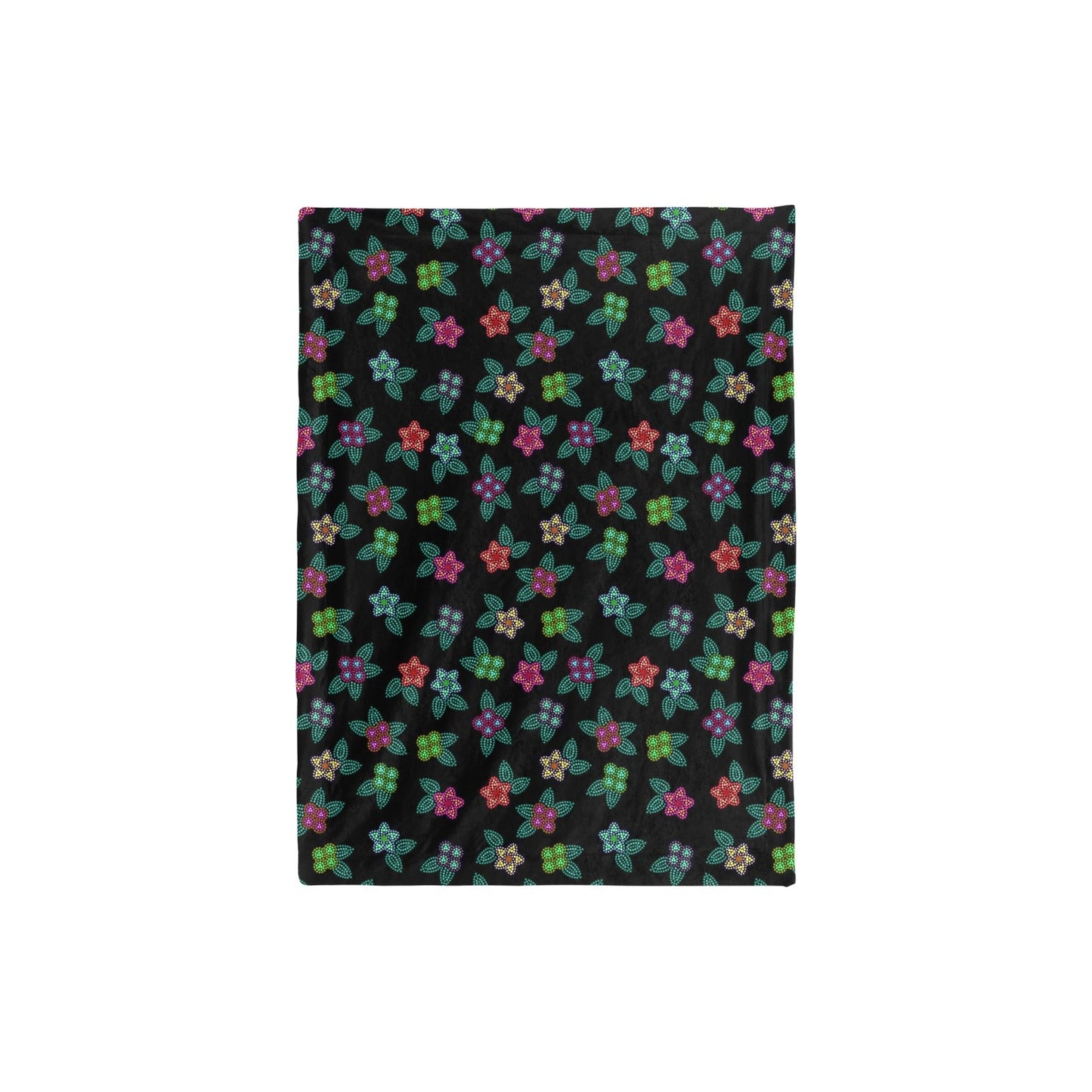 Berry Flowers Small Baby Blanket