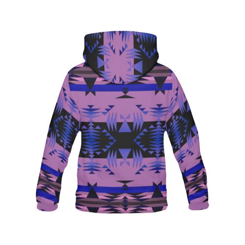 Between the Mountains Moon Shadow All Over Print Hoodie for Women (USA Size) (Model H13) All Over Print Hoodie for Women (H13) e-joyer