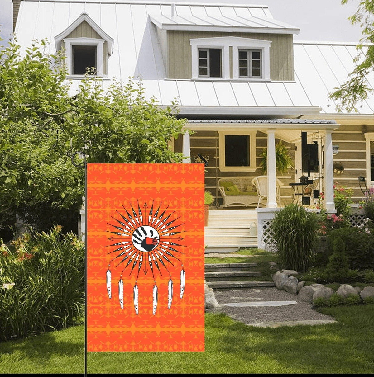 Between the Mountains Garden Flag 36''x60''