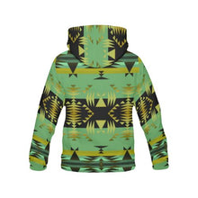 Load image into Gallery viewer, Between the Mountains Sage All Over Print Hoodie for Women (USA Size) (Model H13) All Over Print Hoodie for Women (H13) e-joyer 
