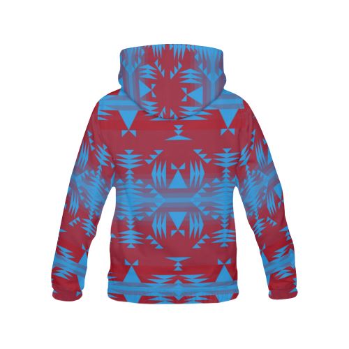 Between the Mountains Sierra Deep Lake All Over Print Hoodie for Women (USA Size) (Model H13) All Over Print Hoodie for Women (H13) e-joyer