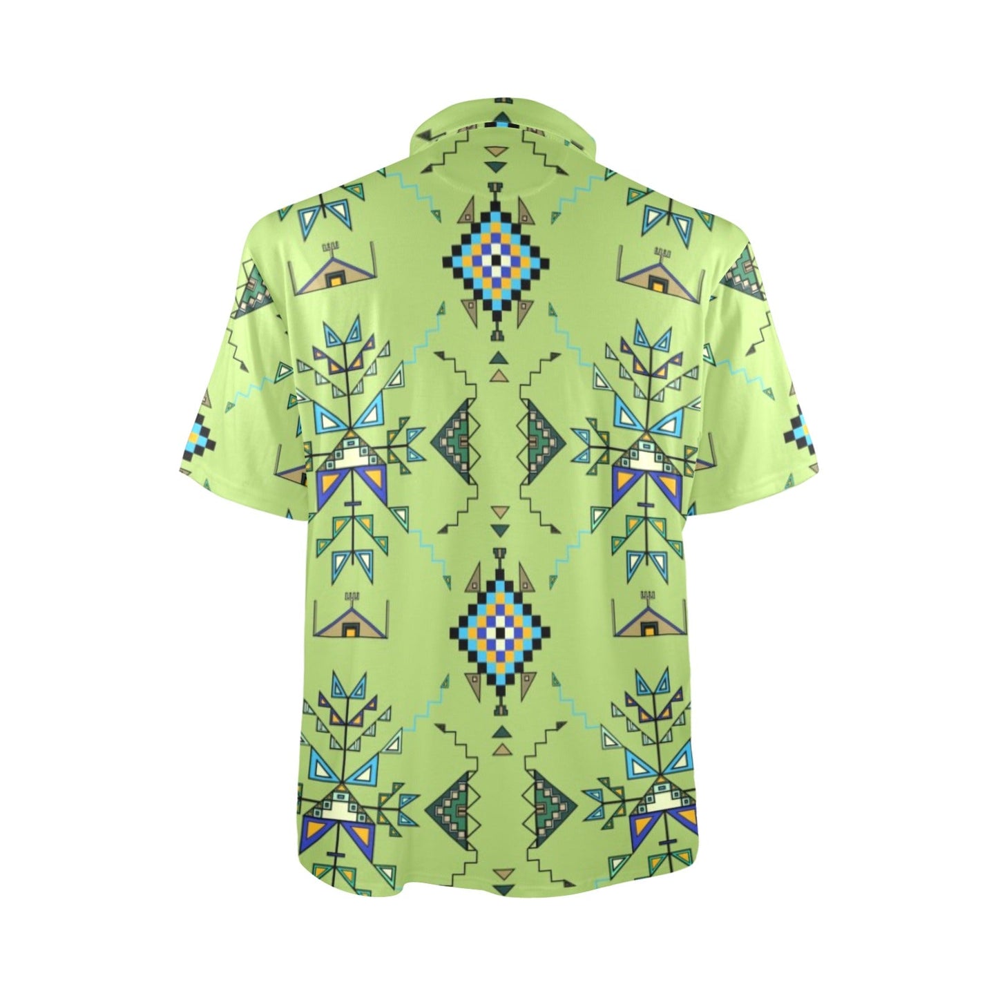 Bear Shield Green Polo Shirt