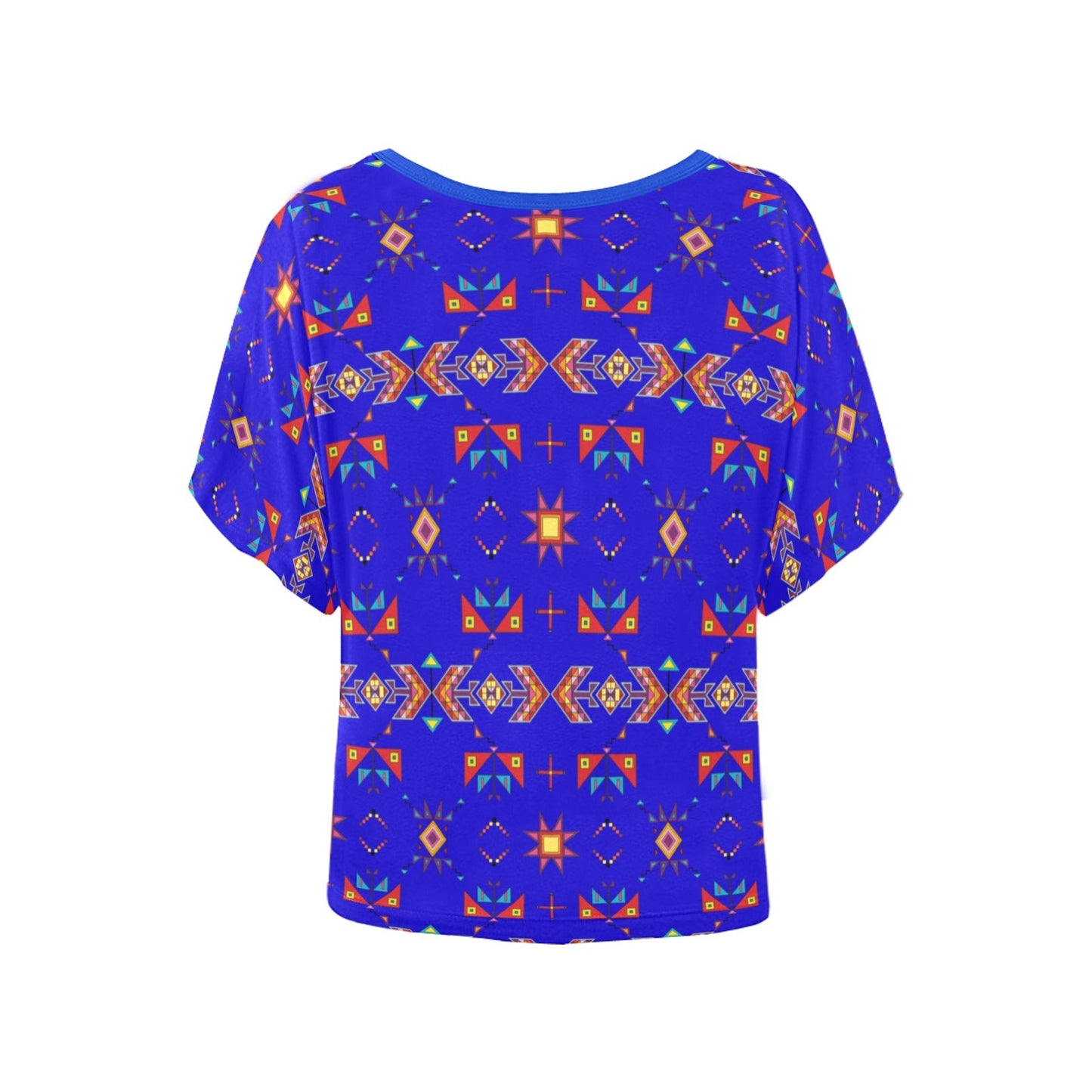 Scattered Generations Royal Women's Batwing-Sleeved Blouse T shirt