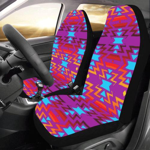 Fire Colors Car Seat Covers (Set of 2)