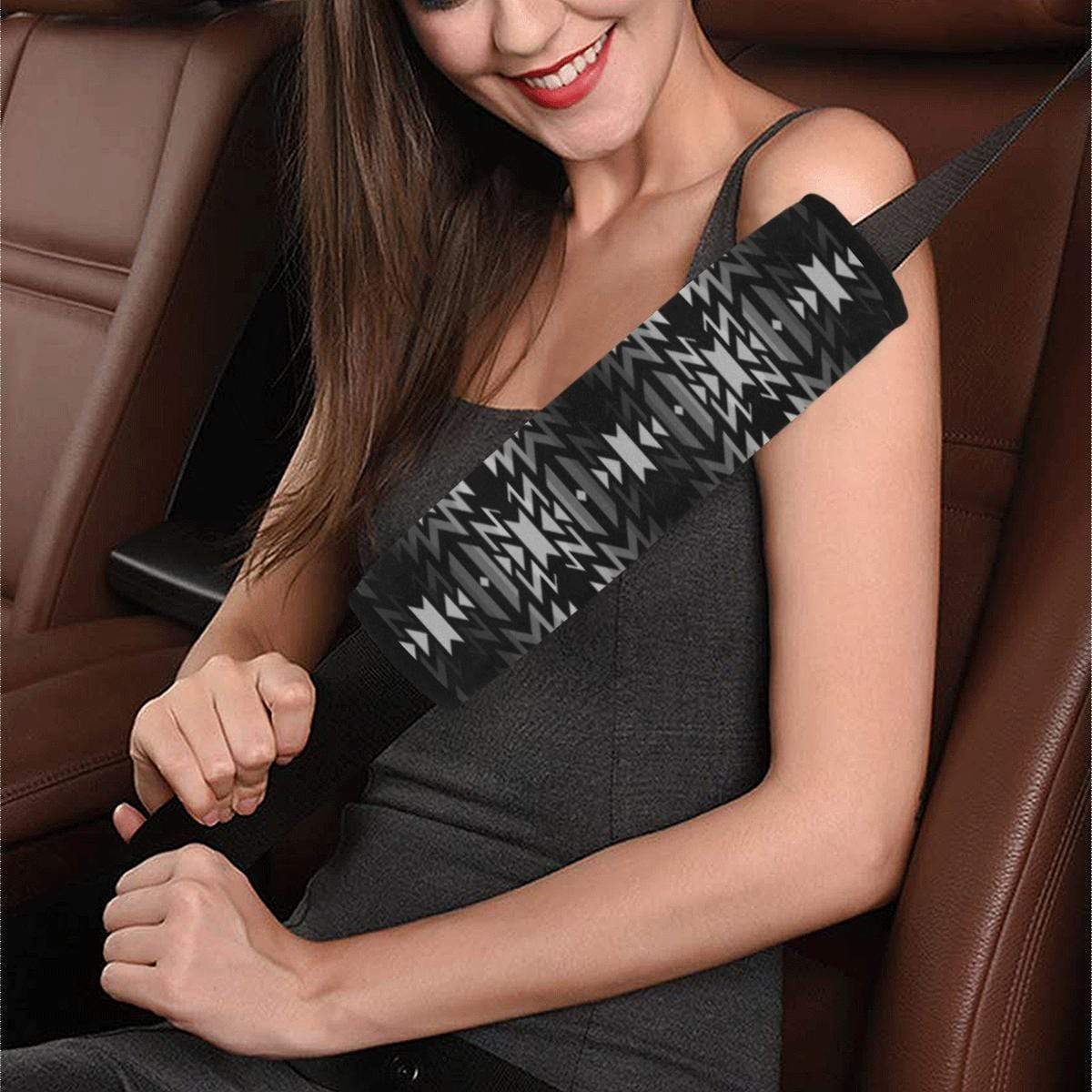 Black Fire Seat Belt Cover
