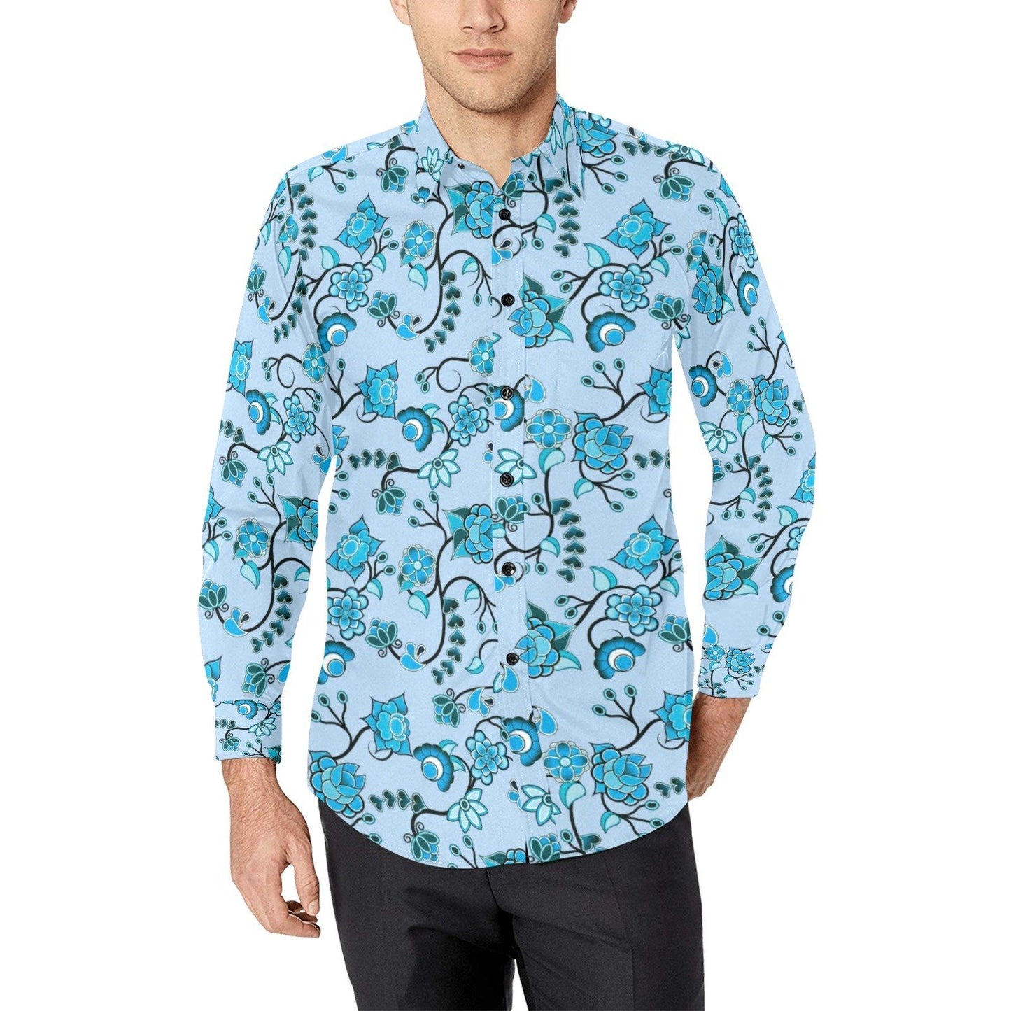 Floral Amour Casual Dress Shirt