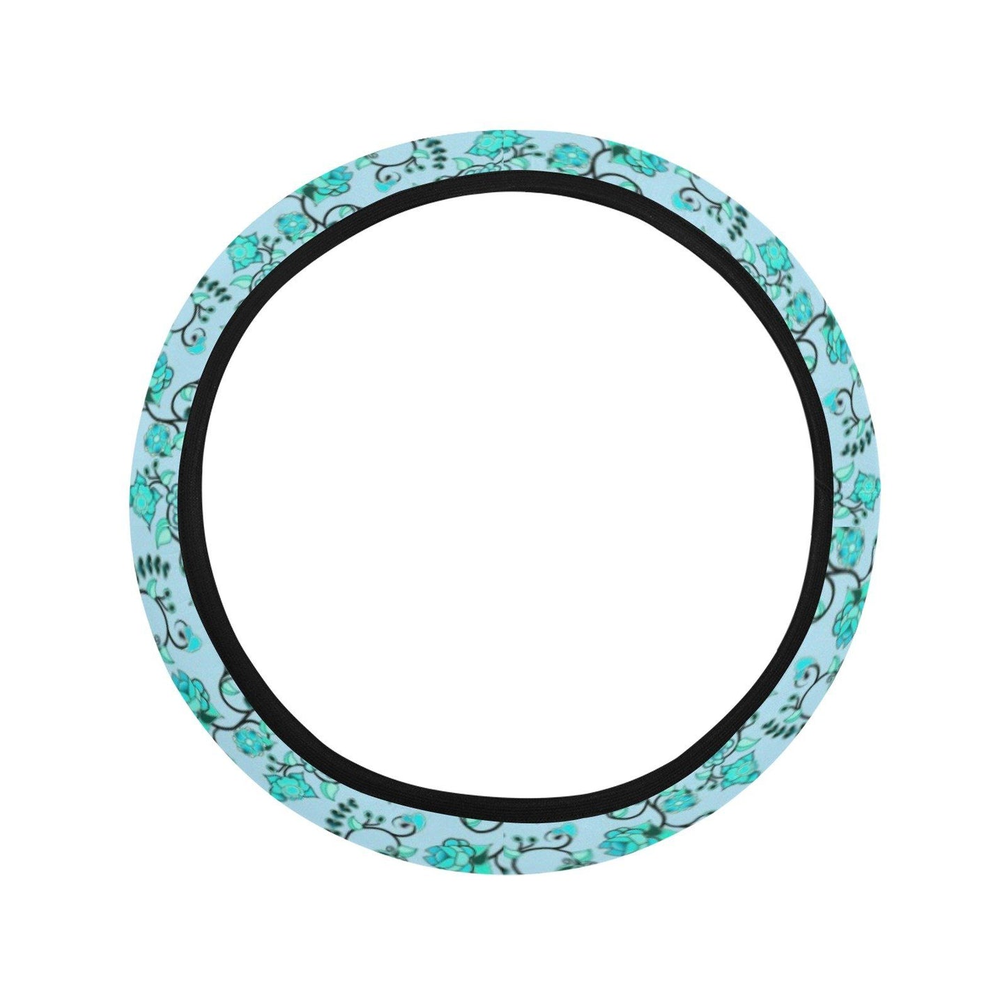 Floral Amour Steering Wheel Cover