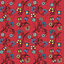 Load image into Gallery viewer, Blue Trio Cardinal Cotton Poplin Fabric By the Yard Fabric NBprintex 
