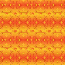 Load image into Gallery viewer, Buffalo Run Orange Cotton Poplin Fabric By the Yard Fabric NBprintex 
