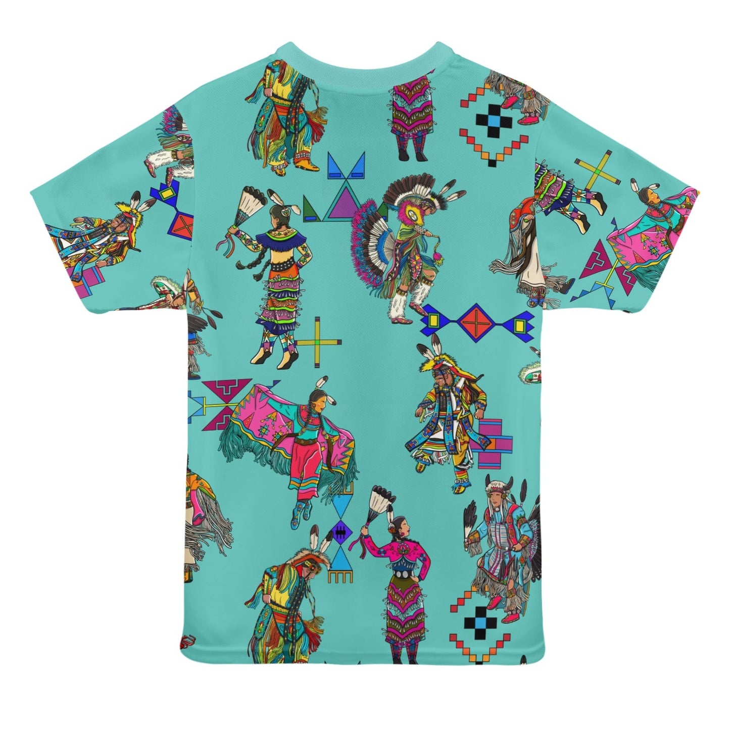 Grand Entry Dancers Eggshell Blue Tee