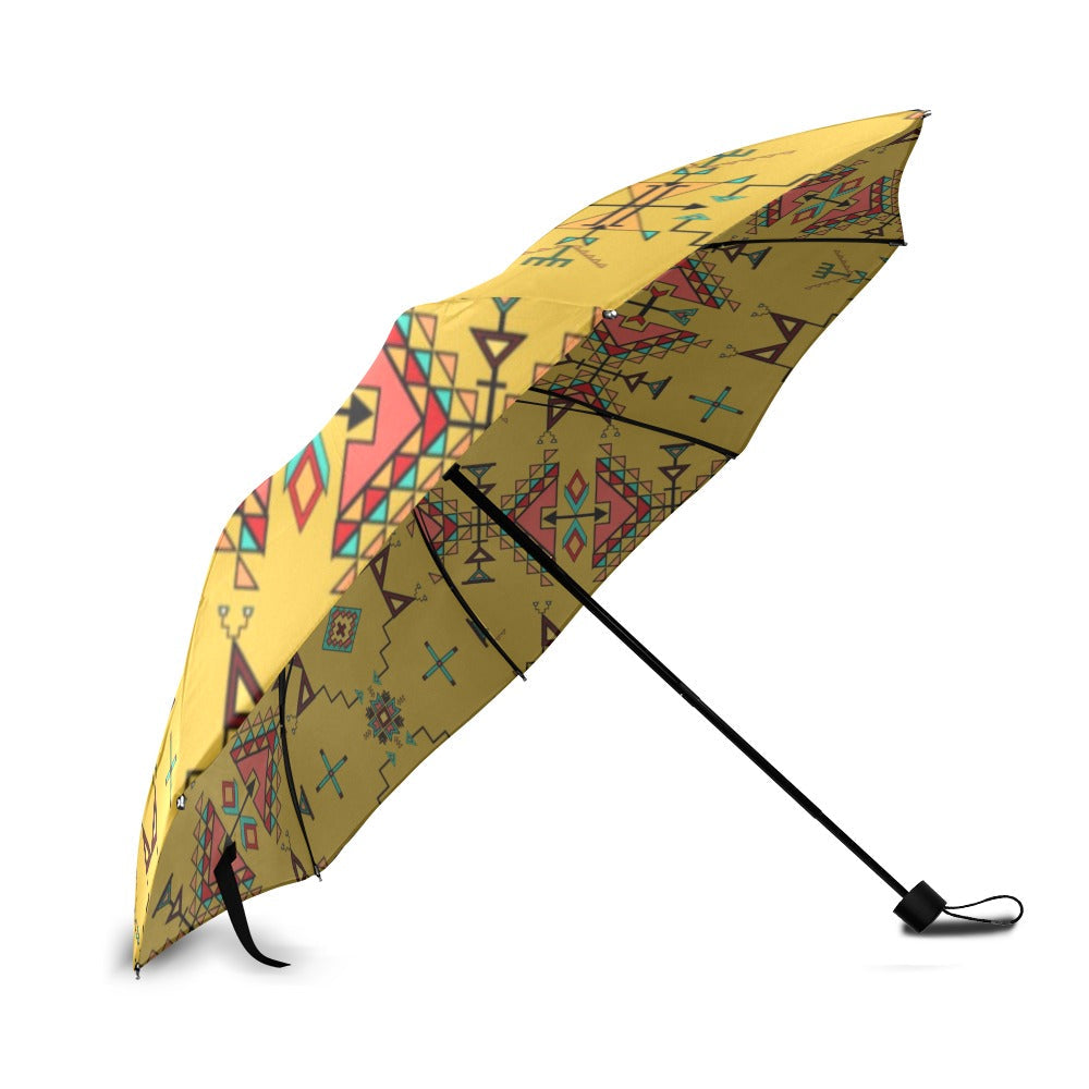 Thunder Flight Yellow Foldable Umbrella