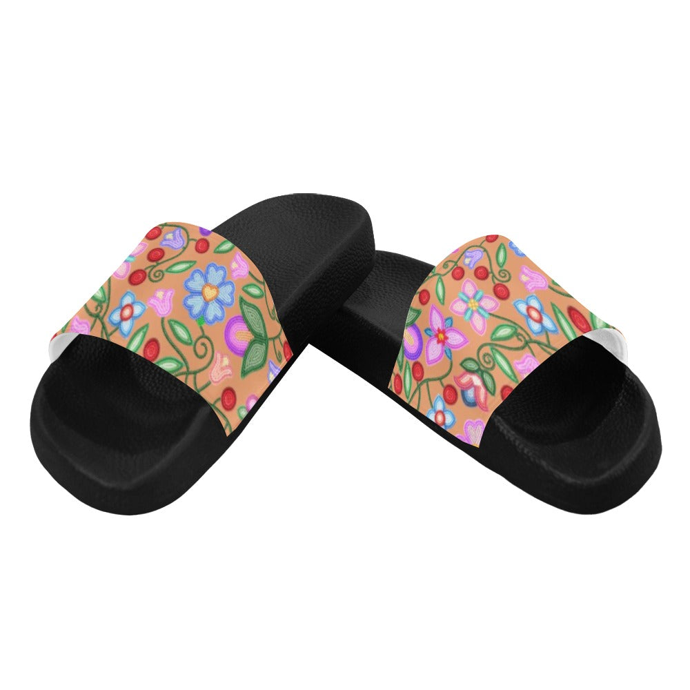 Petal Harmony Terracotta Men's Slide Sandals