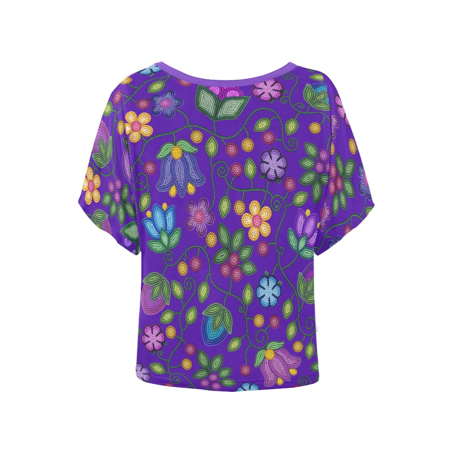 Bloom Uplift Indigo Batwing Blouse