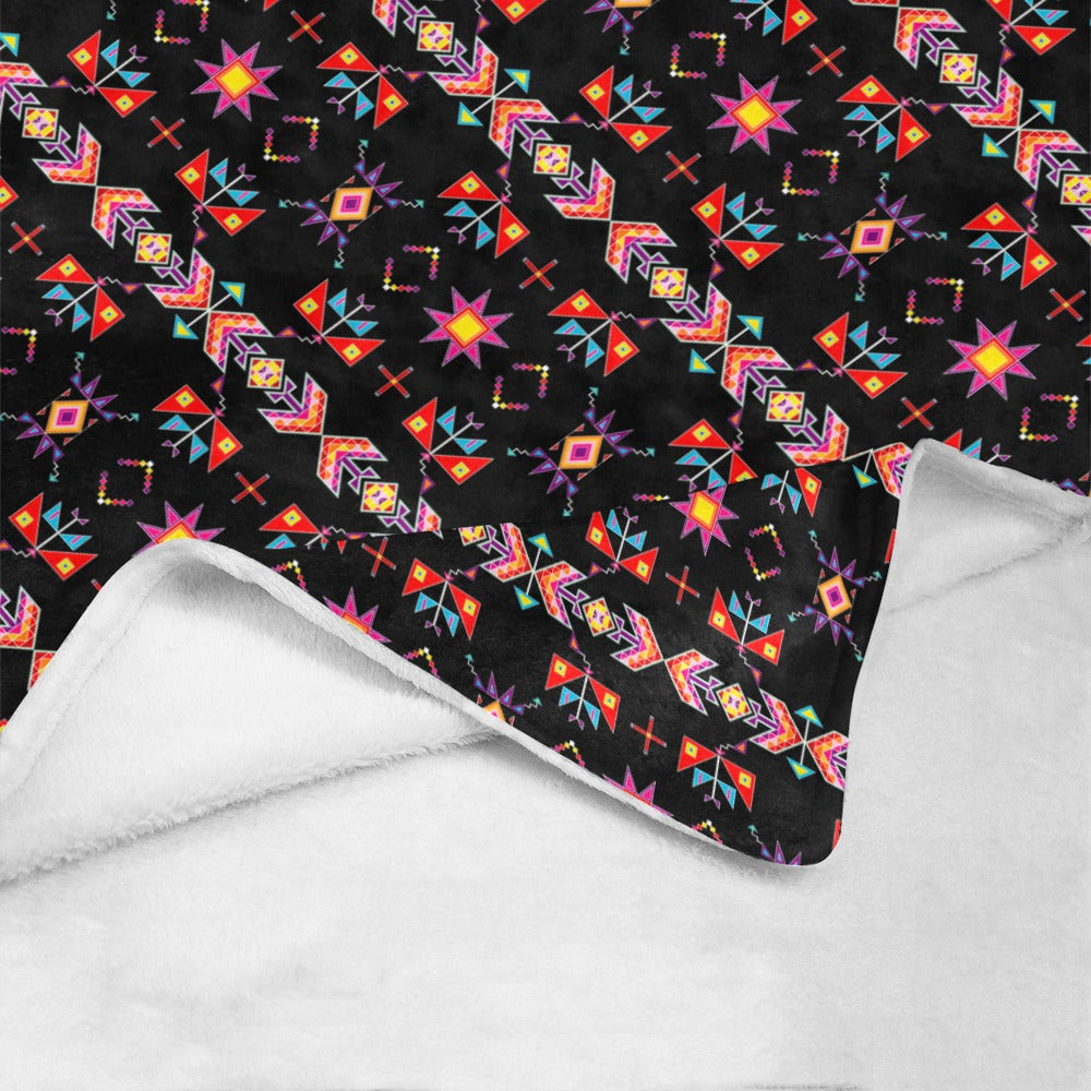 Scattered Generations Black Ultra-Soft Micro Fleece Blanket 50"x60"