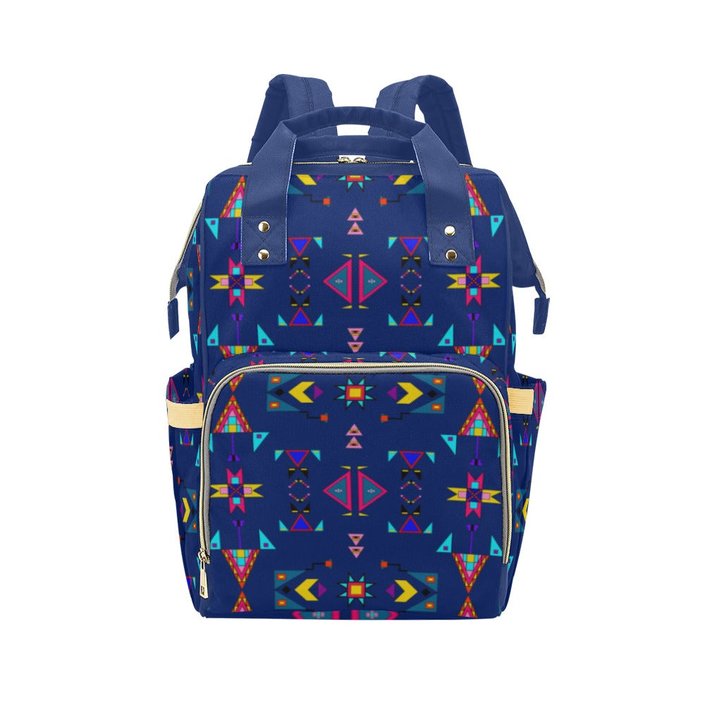Enemy Territory Dark Navy Diaper Bag by 49 Dzine