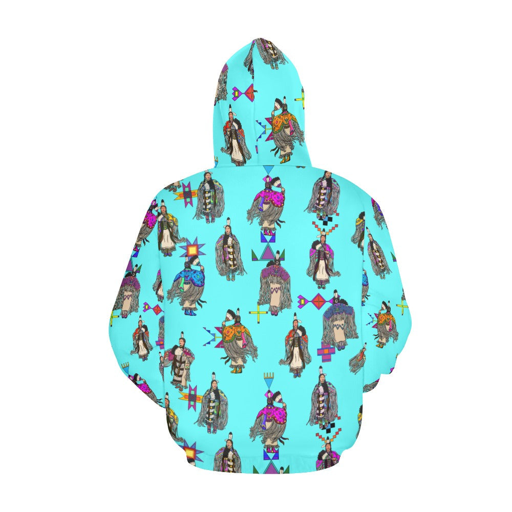 Women's Tradish Dancers Turquoise Hoodie for Women