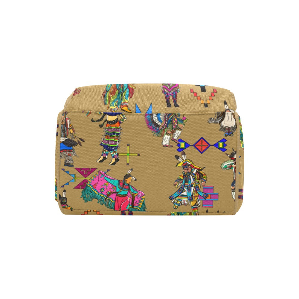 Grand Entry Dancers Earth Multi-Function Diaper Backpack