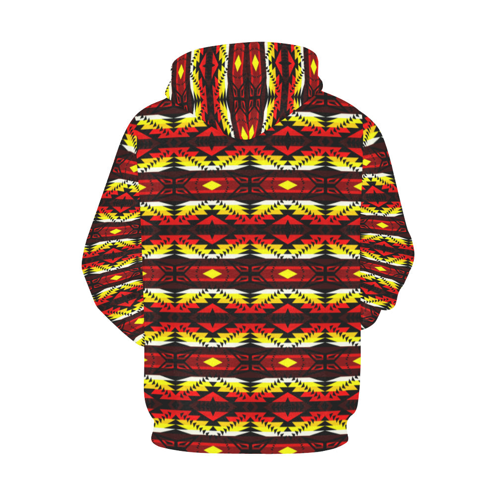 Canyon War Party All Over Print Hoodie for Women (USA Size) (Model H13) Hoodie e-joyer