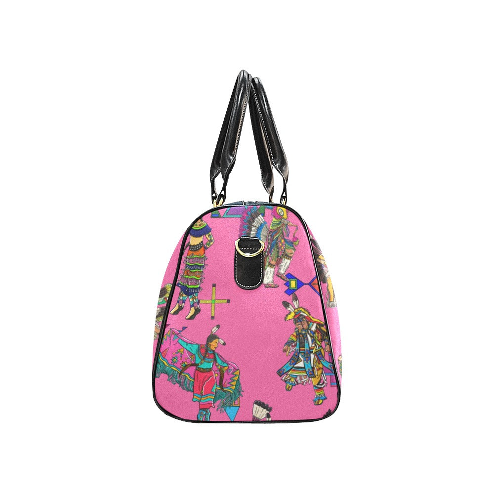 Grand Entry Dancers Pink Large Travel Bag