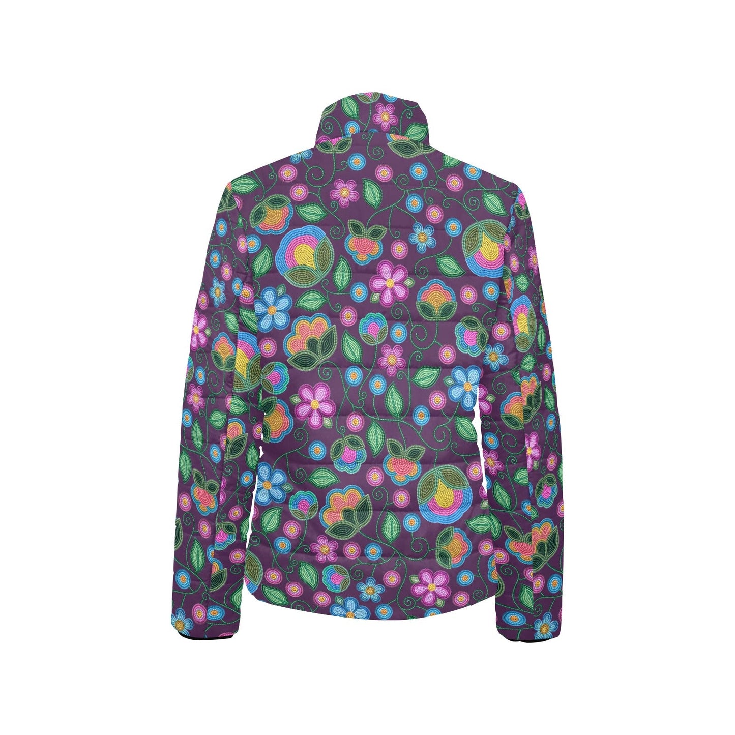 Turquoise Sunbeam Violet Stand Collar Jacket