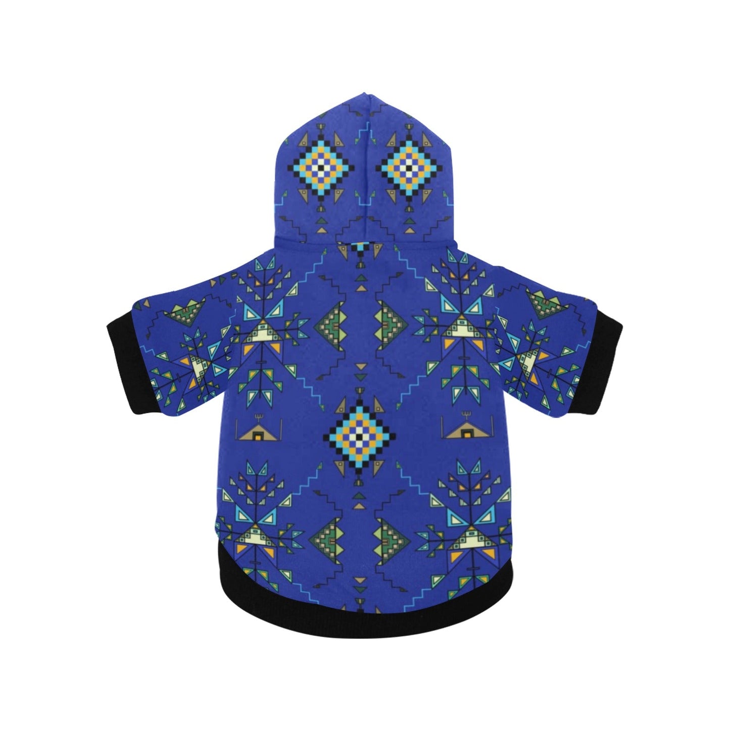 Bear Shield Dark Blue Pet Dog Hoodie