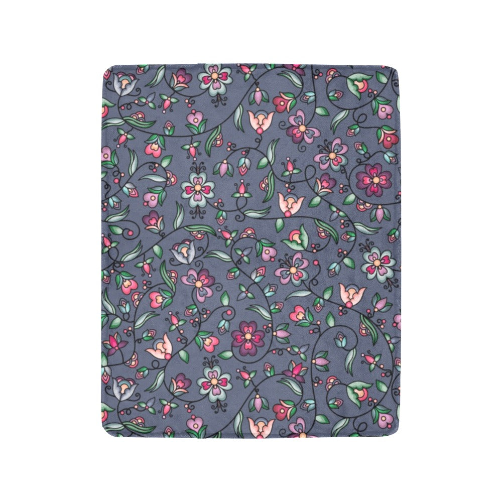 Amber Evening Garland Small Micro Fleece Blanket