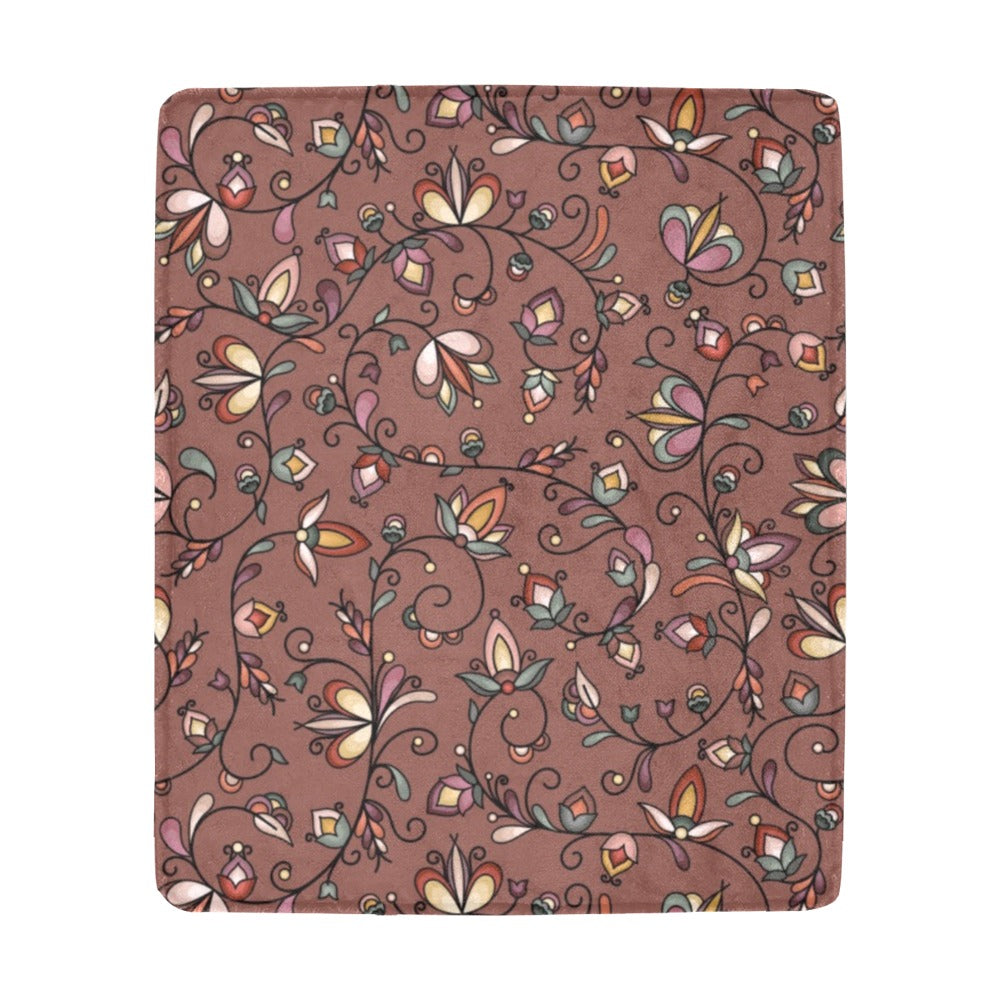 Burnt Sky Petals Ultra-Soft Micro Fleece Blanket 50"x60"