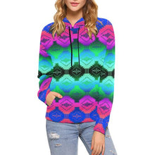 Load image into Gallery viewer, Cofitichequi Moon Shadow All Over Print Hoodie for Women (USA Size) (Model H13) All Over Print Hoodie for Women (H13) e-joyer 
