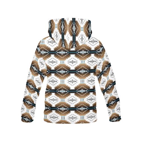 Cofitichequi White All Over Print Hoodie for Women (USA Size) (Model H13) All Over Print Hoodie for Women (H13) e-joyer