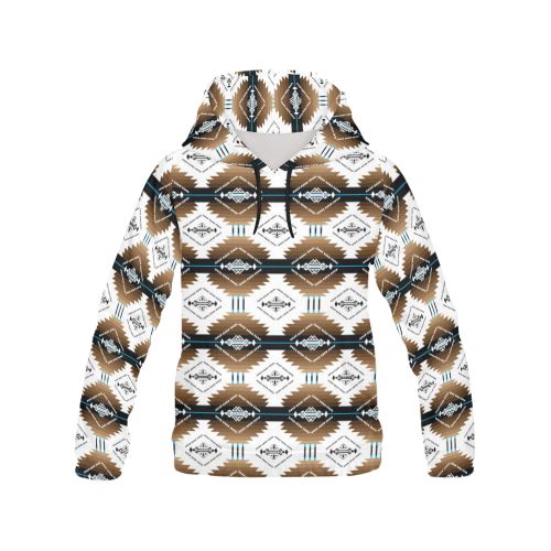 Cofitichequi White All Over Print Hoodie for Women (USA Size) (Model H13) All Over Print Hoodie for Women (H13) e-joyer