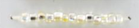 11/0 Silver Lined Seed Beads: Rainbow Cream