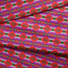Load image into Gallery viewer, Cree Confederacy Chicken Dance Cotton Sateen Fabric By the Yard 49 Dzine 
