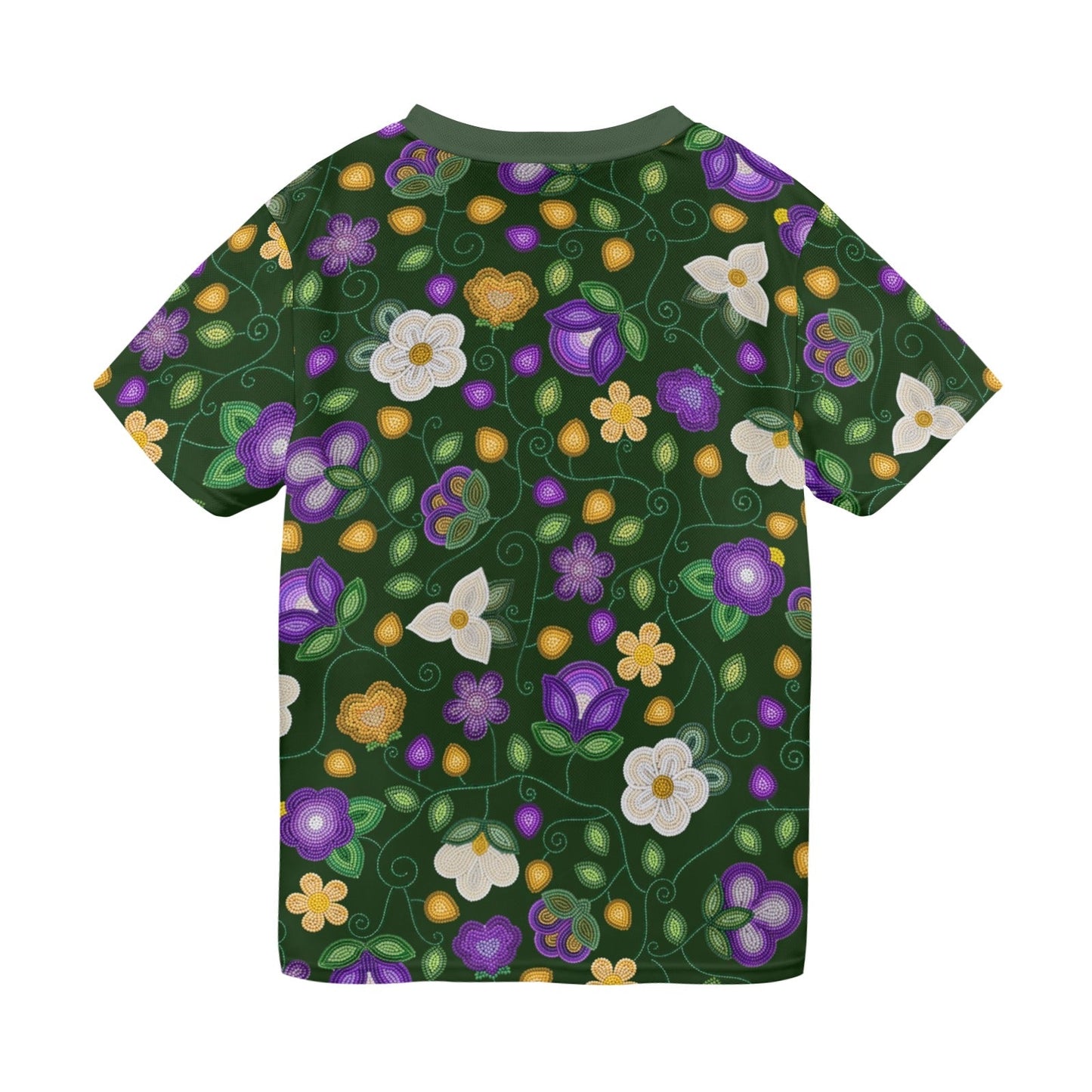 Midnight Moss Bloom Forest T-shirt for Men