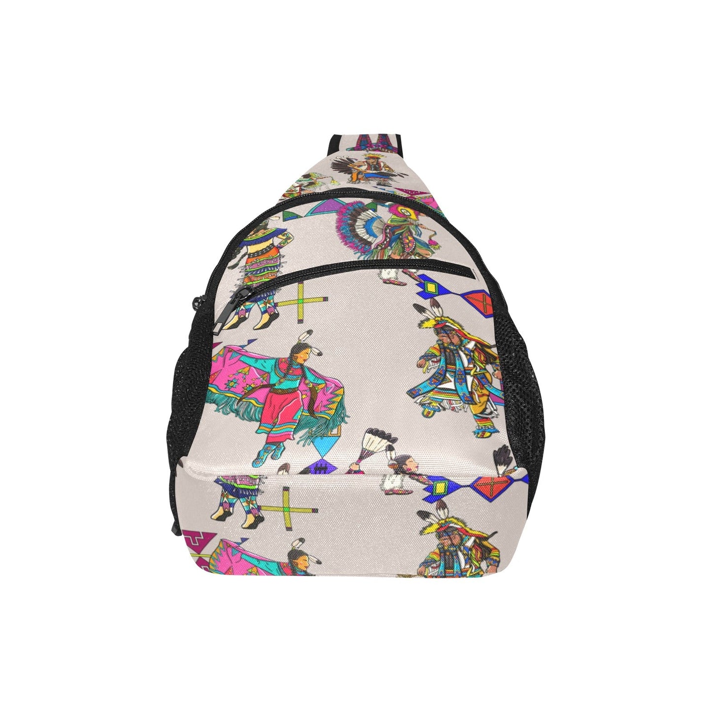 Grand Entry Dancers Muslin Chest Bag