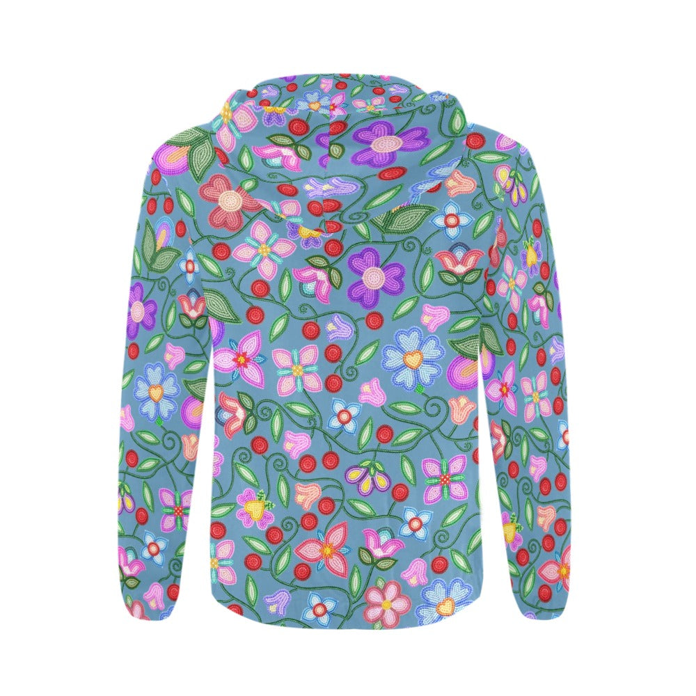Petal Harmony River Zip Hoodie