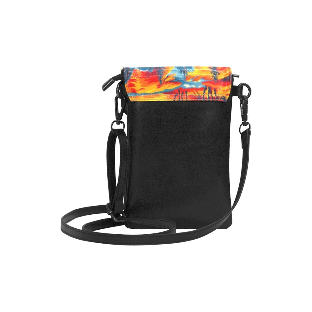 Wild Horses Small Cell Phone Purse