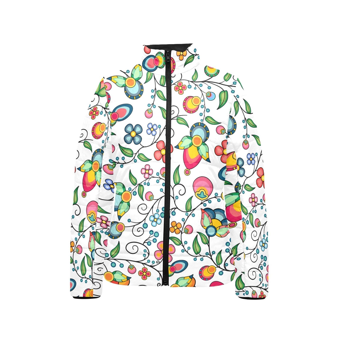Floral Bounty Stand Collar Jacket