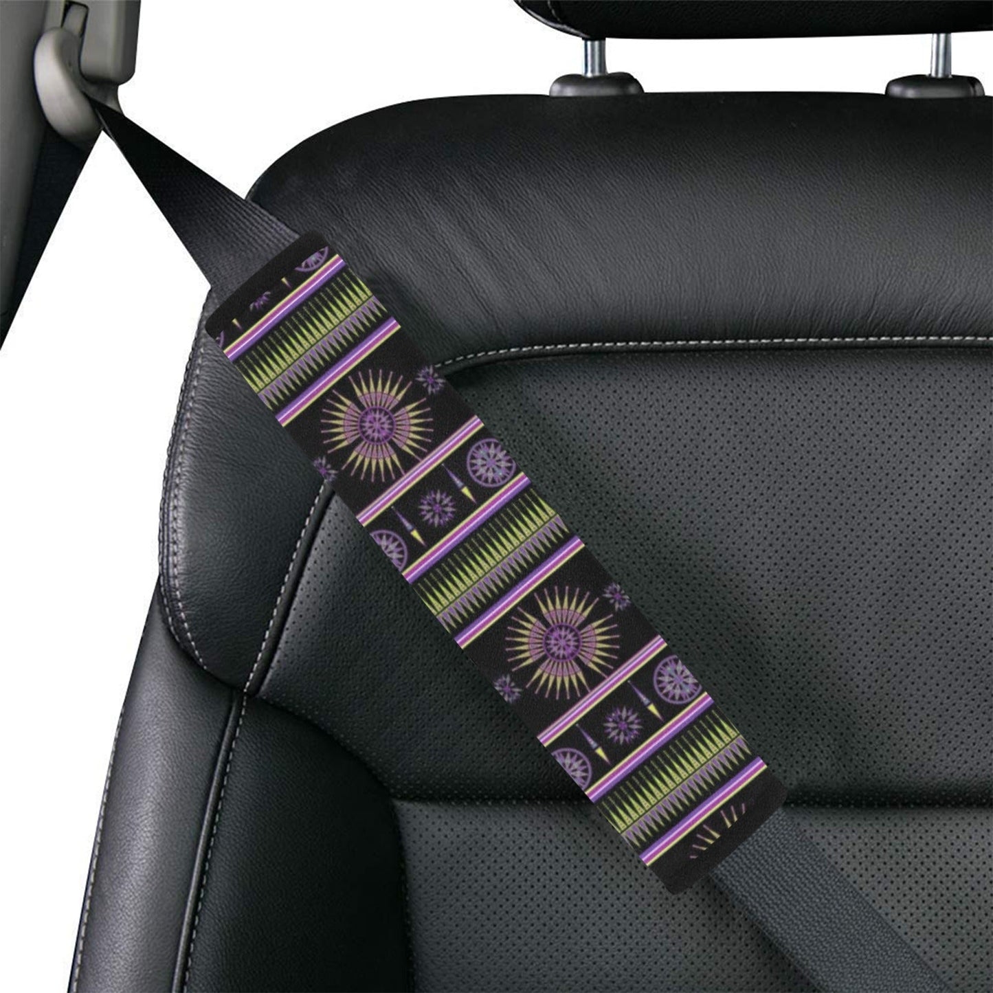 Evening Feather Seat Belt Cover