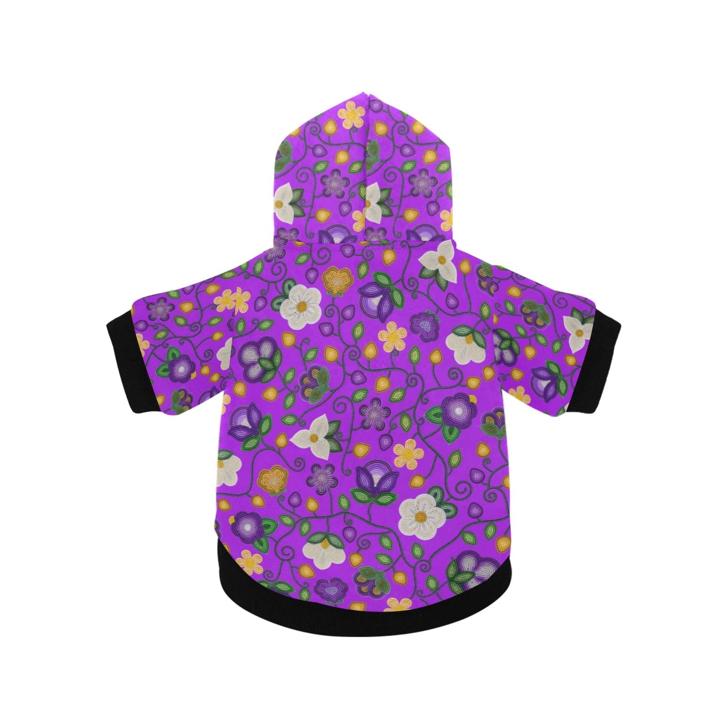 Midnight Moss Bloom Purple Pet Hoodie