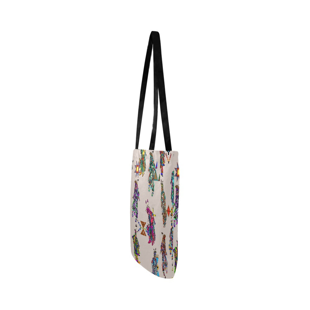 Men's Grass Dancers Muslin Reusable Shopping Bag