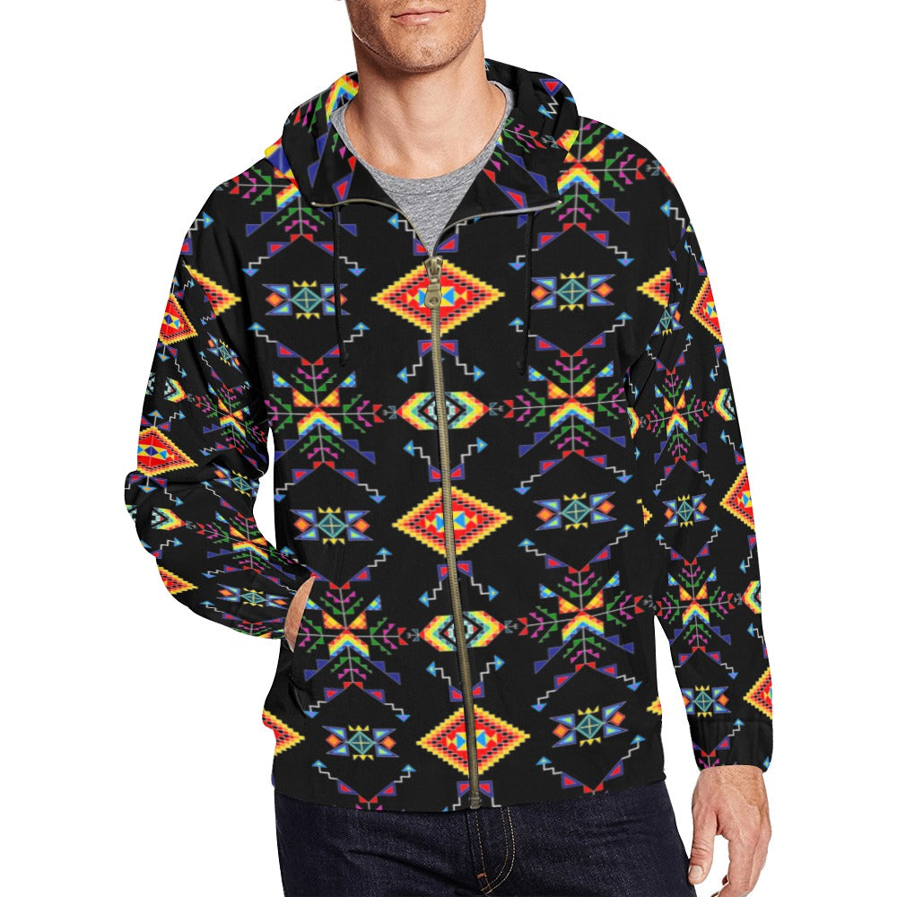 Buffalo Jump Men's Zipper Hoodie