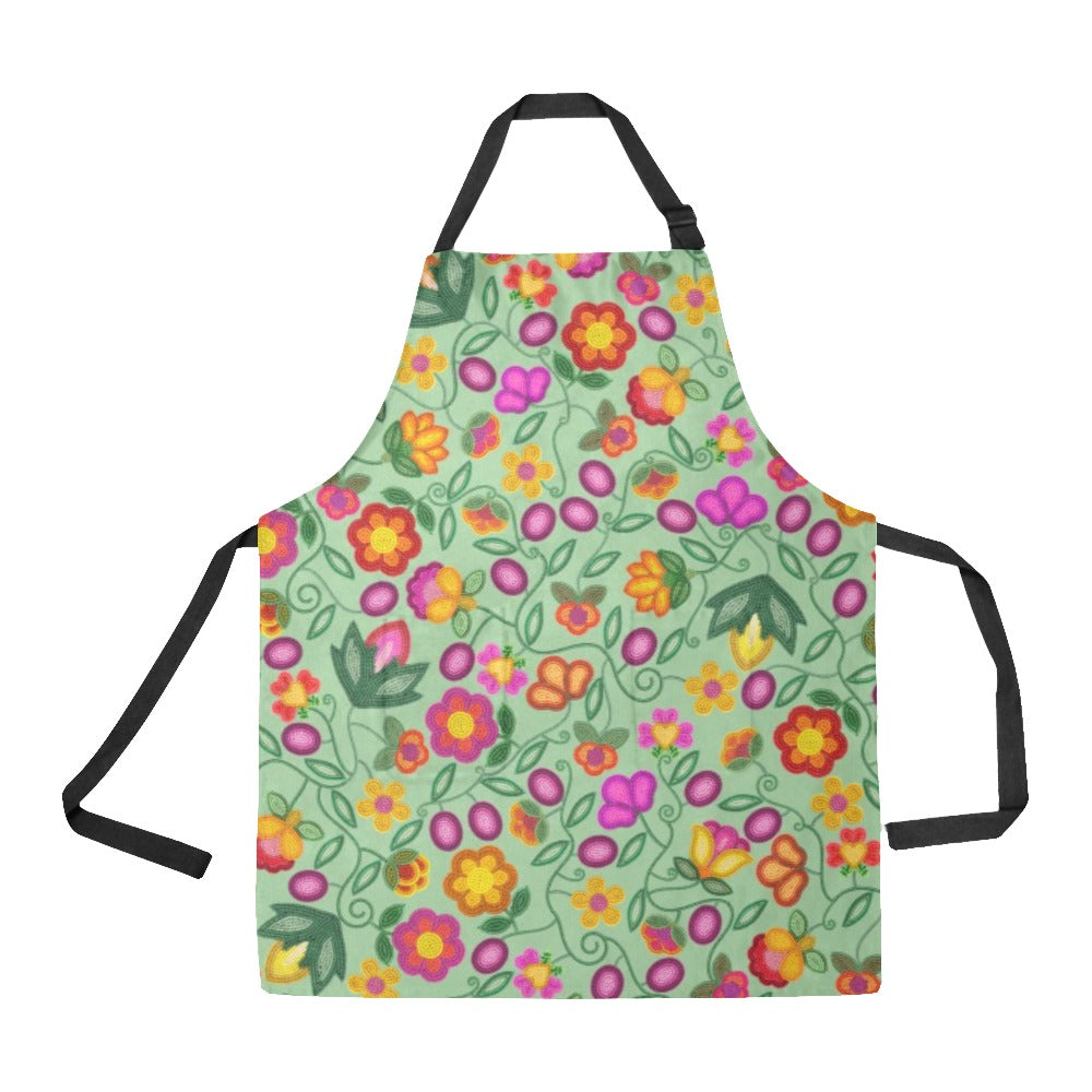 Boreal Bounty Green Apron